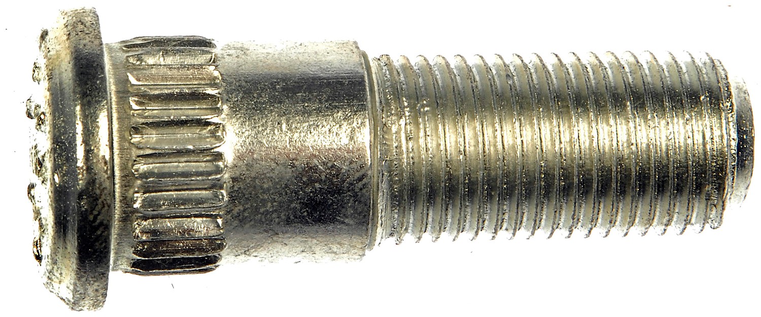 1/2-20 Serrated Wheel Stud - .625 In. Knurl, 1-1/16 In. Length
