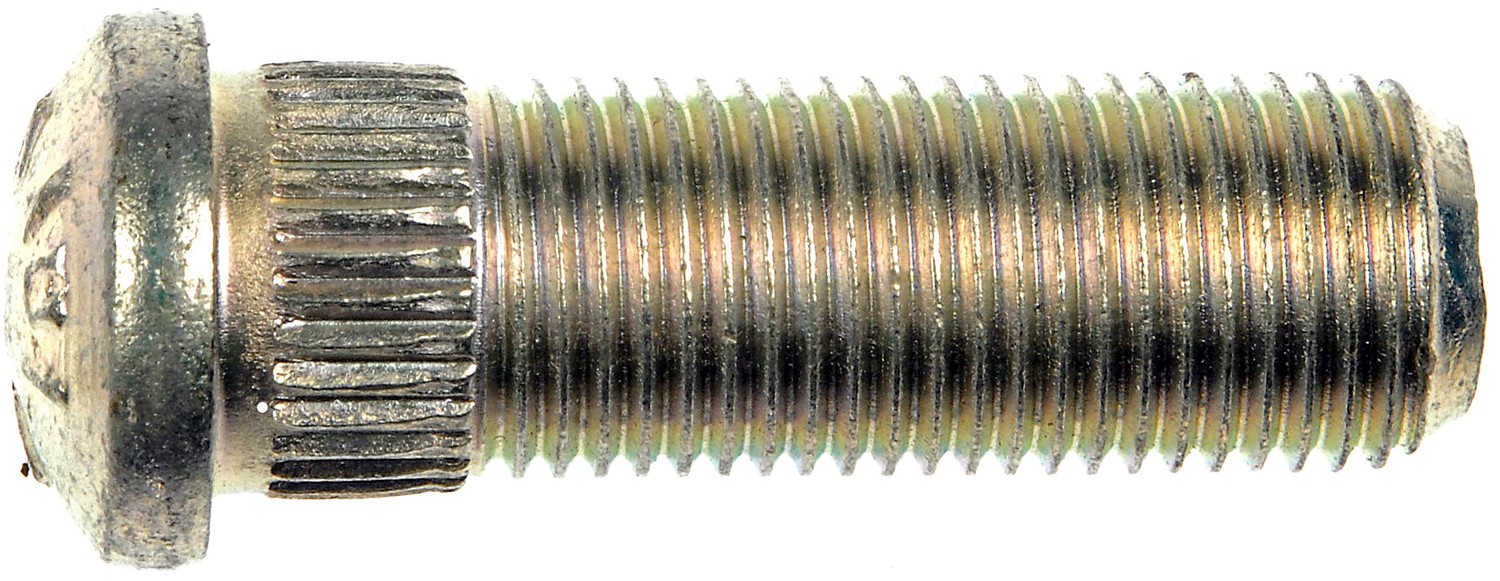 1/2-20 Serrated Wheel Stud - .535 In. Knurl, 1-17/32 In. Length