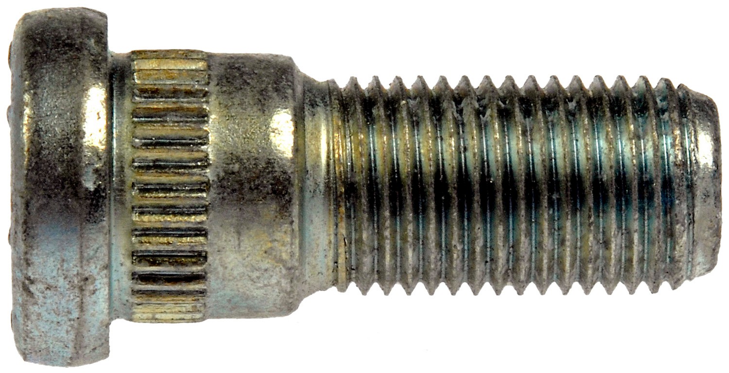 1/2-20 Serrated Wheel Stud - .620 In. Knurl, 1-3/8 In. Length