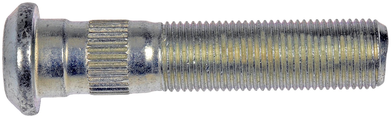5/8-18 Serrated Wheel Stud - .655 In. Knurl, 2-29/32 In. Length