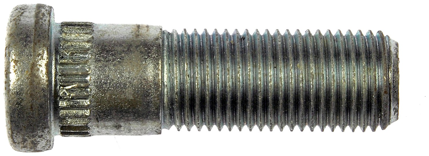 9/16-18 Serrated Wheel Stud - 0.624 In. Knurl, 1-13/16 In. Length