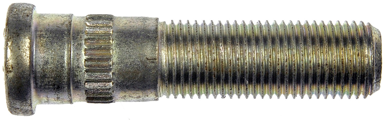 9/16-18 Serrated Wheel Stud - 0.630 In. Knurl, 2-13/32 In. Length