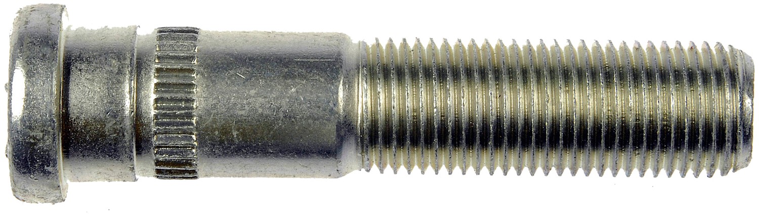 9/16-18 Serrated Wheel Stud - 0.625 In. Knurl, 2-25/32 In. Length