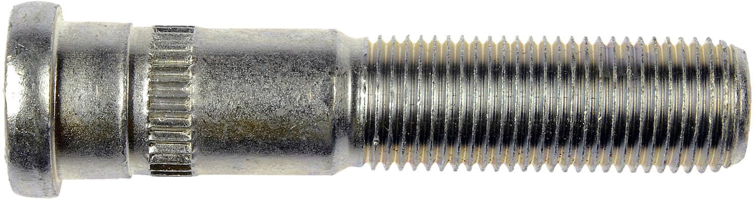 9/16-18 Serrated Wheel Stud - 0.625 In. Knurl, 2-25/32 In. Length