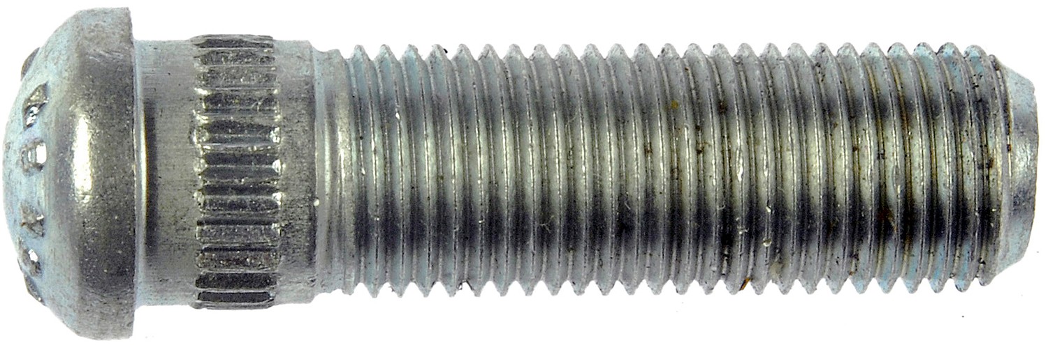 1/2-20 Serrated Wheel Stud - .536 In. Knurl, 1-23/32 In. Length