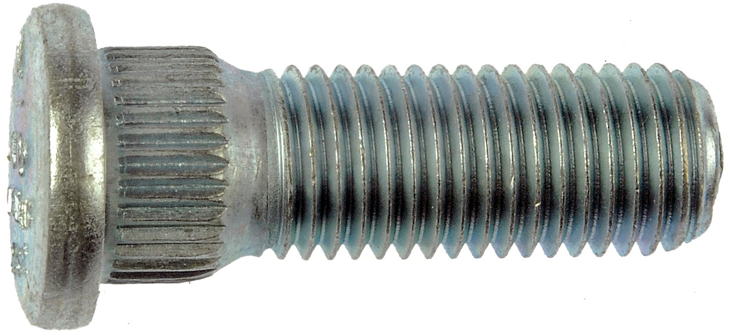 M12-1.50 Serrated Wheel Stud - 14.35mm Knurl, 37.5mm Length