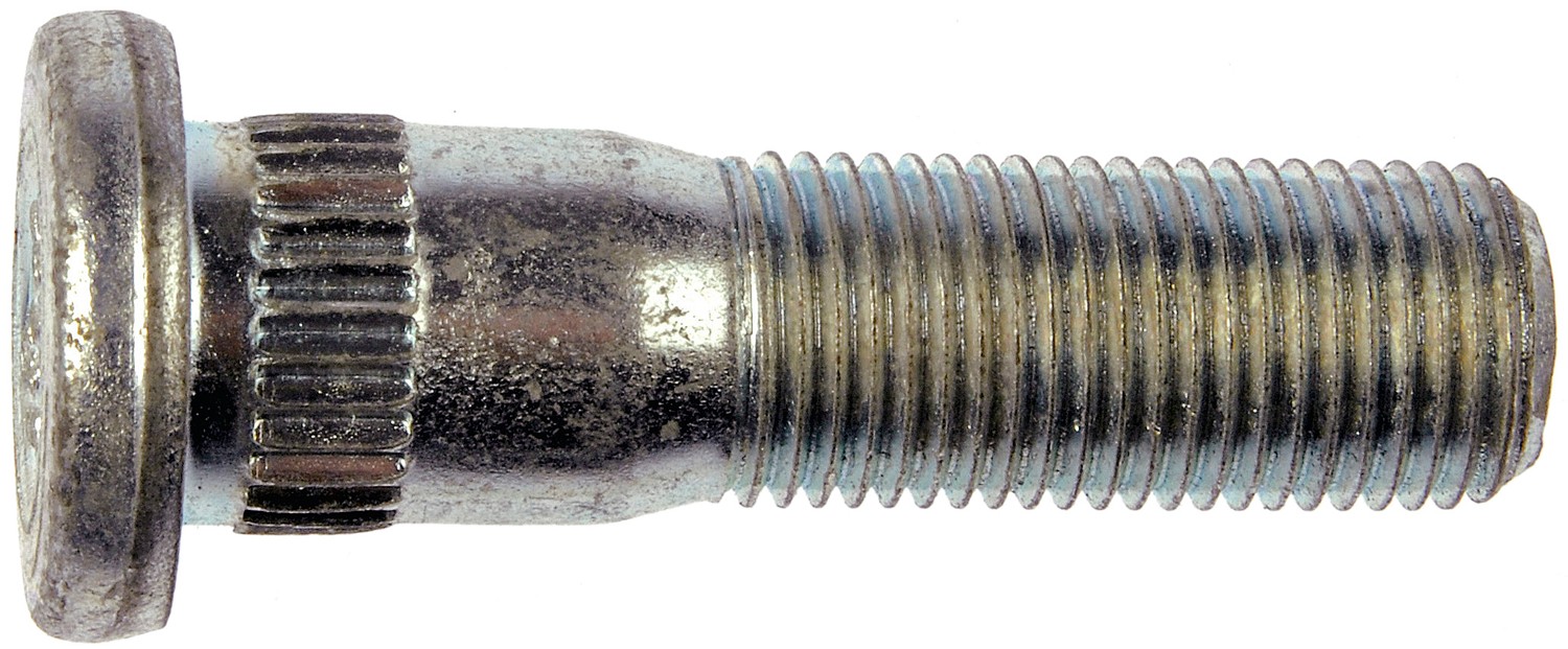 9/16-18 Serrated Wheel Stud - 0.655 In. Knurl, 2-3/32 In. Length