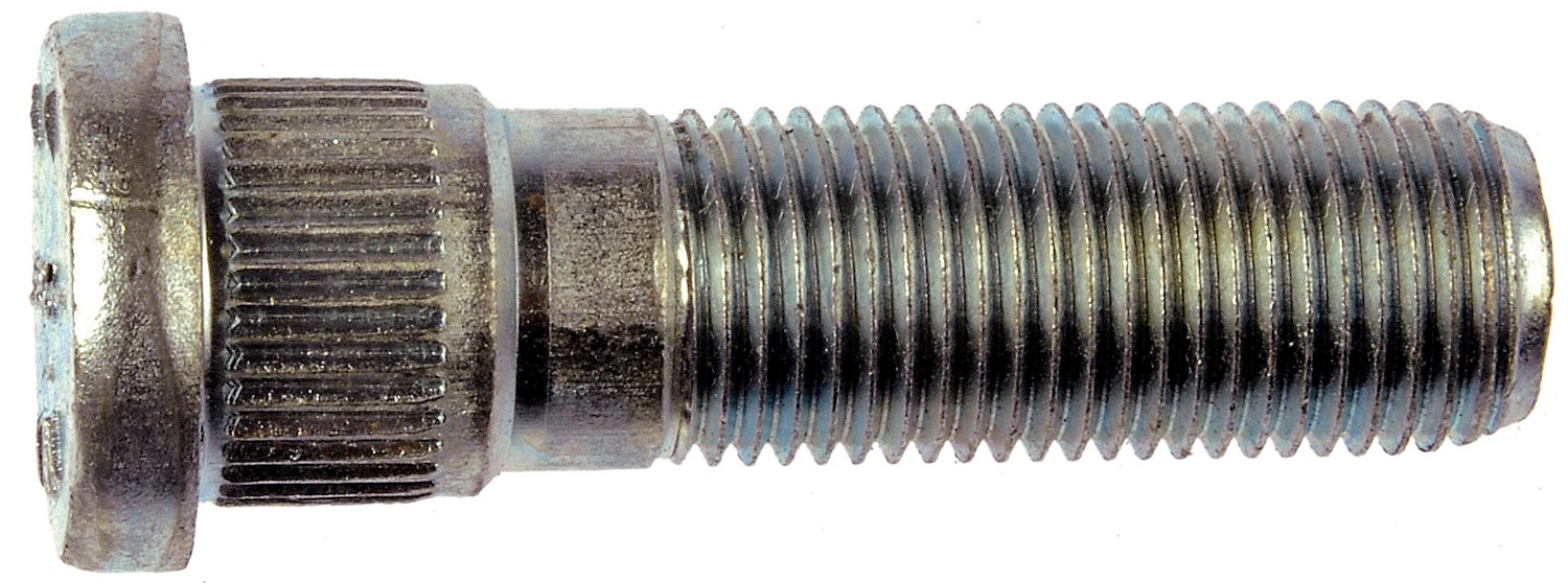 1/2-20 Serrated Wheel Stud - .583 In. Knurl, 1-29/32 In. Length