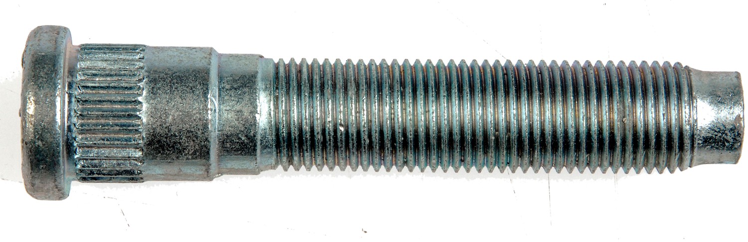 9/16-18 Serrated Wheel Stud - 0.677 In. Knurl, 3-9/32 In. Length