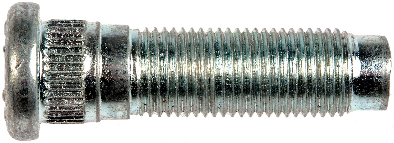 9/16-18 Serrated Wheel Stud - 0.643 In. Knurl, 2-1/8 In. Length