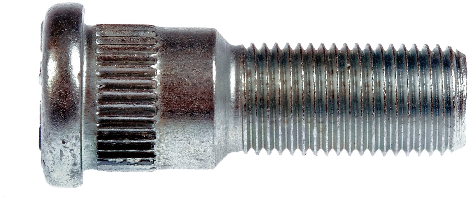 1/2-20 Serrated Wheel Stud - .640 In. Knurl, 1-5/8 In. Length