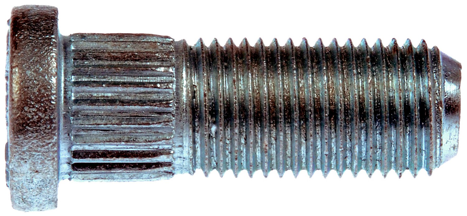M12-1.25 Serrated Wheel Stud - 12.45mm Knurl, 33.5mm Length