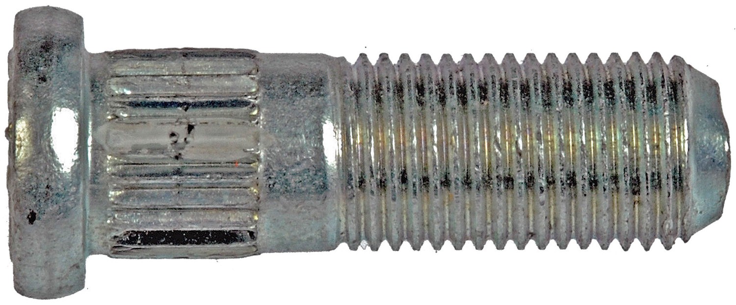 M12-1.25 Serrated Wheel Stud - 12.45mm Knurl, 37.5mm Length