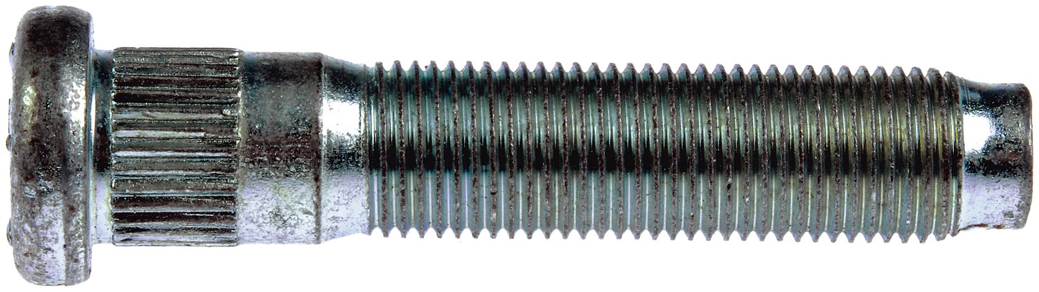 9/16-18 Serrated Wheel Stud - 0.625 In. Knurl, 2-29/32 In. Length