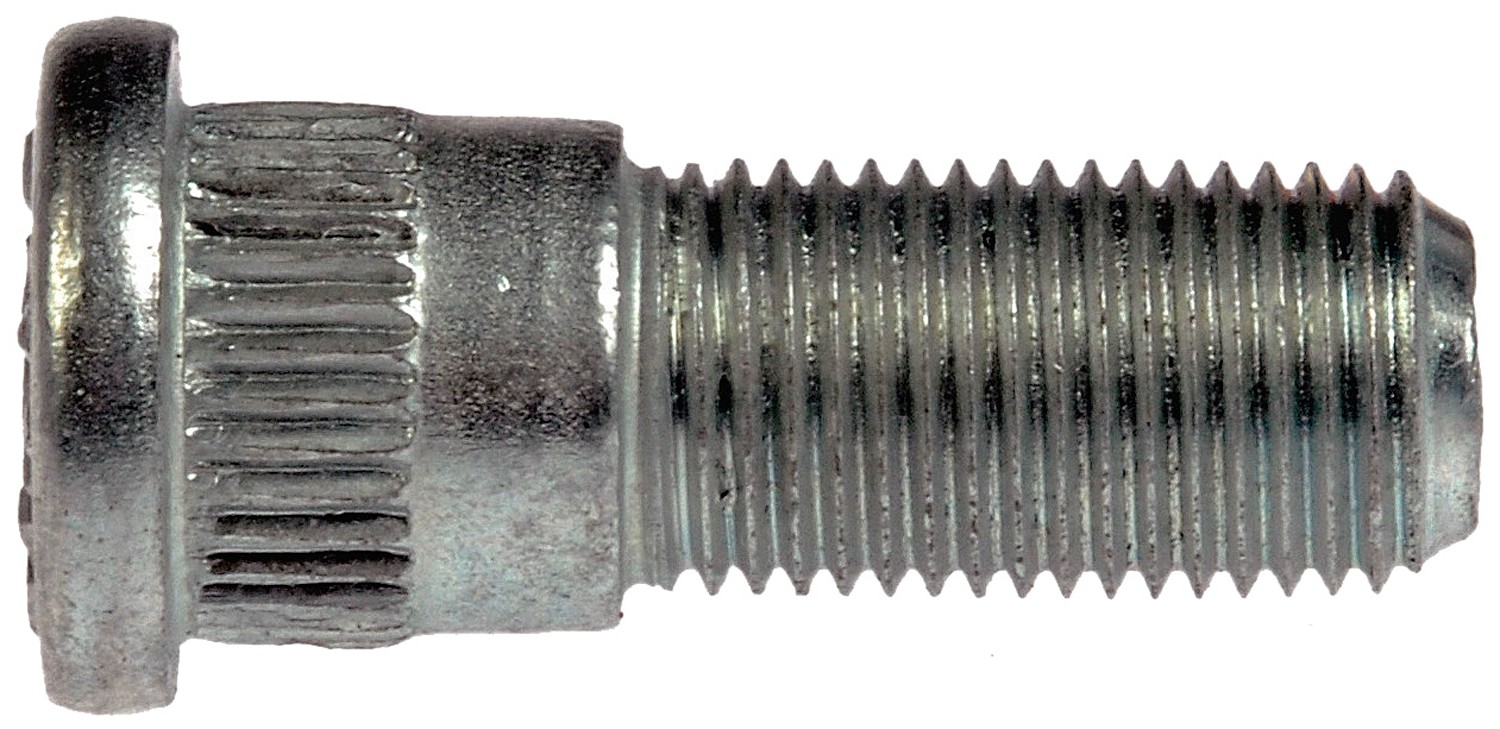 1/2-20 Serrated Wheel Stud - .618 In. Knurl, 1-15/32 In. Length