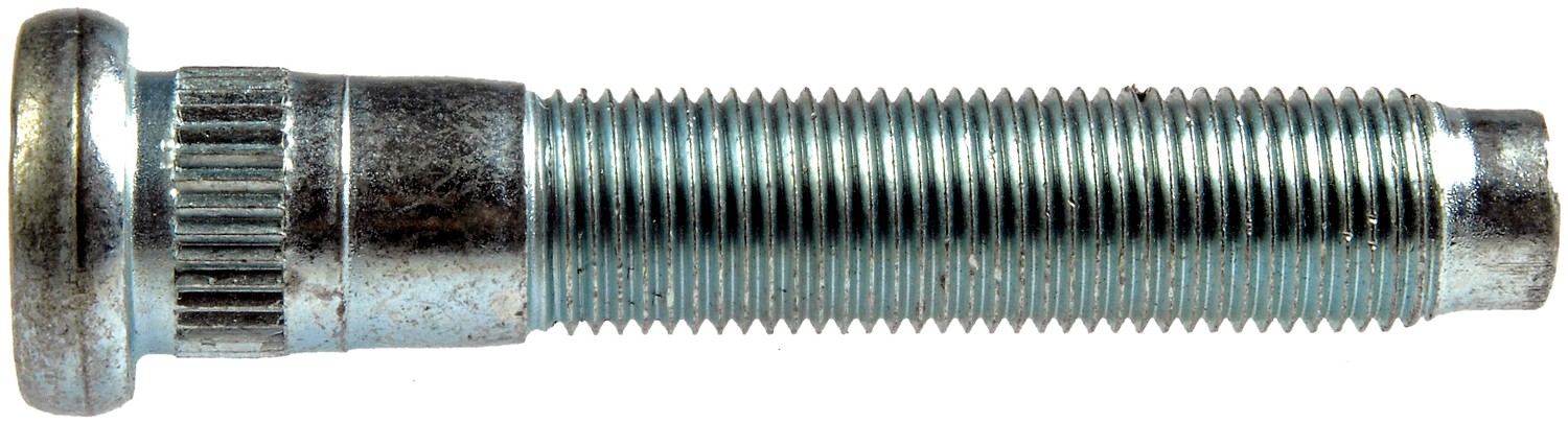 9/16-18 Serrated Wheel Stud - 0.643 In. Knurl, 3-5/32 In. Length