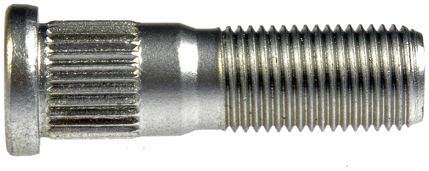 1/2-20 Serrated Wheel Stud - .543 In. Knurl, 1-29/32 In. Length