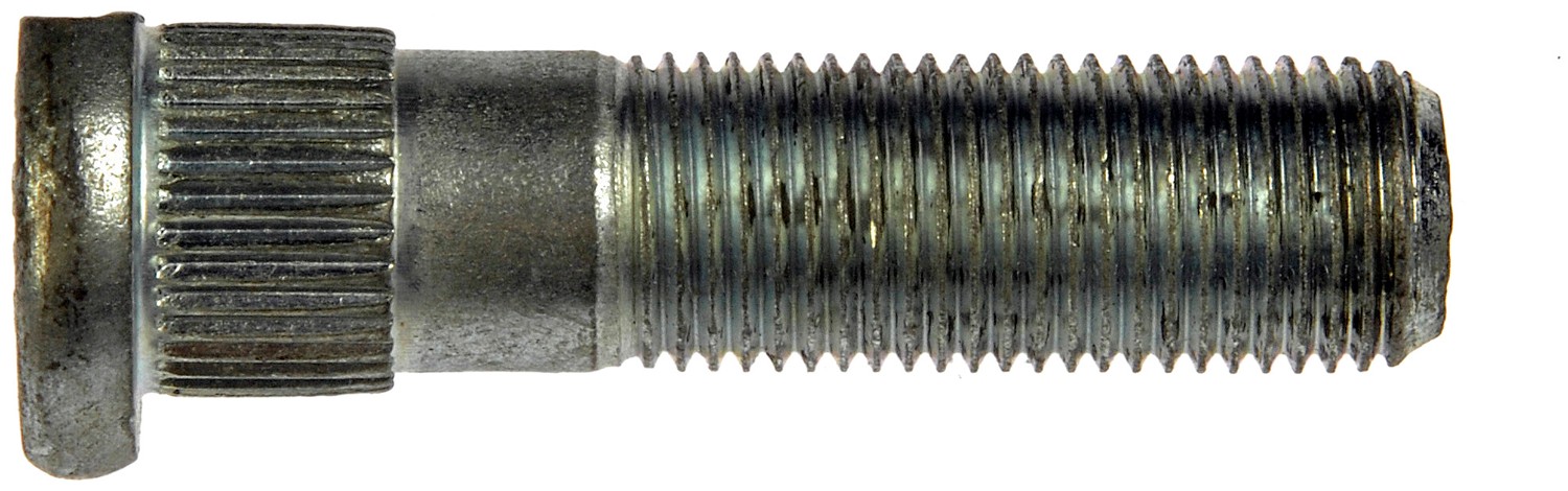 1/2-20 Serrated Wheel Stud - .582 In. Knurl, 2 In. Length