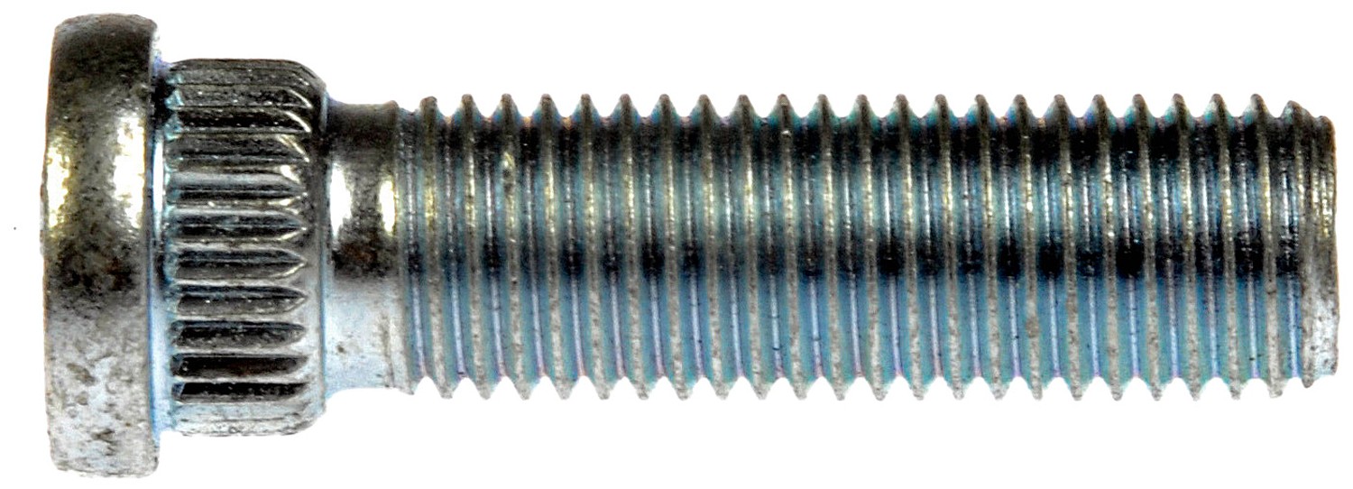 M12-1.50 Serrated Wheel Stud - 14.38mm Knurl, 45mm Length