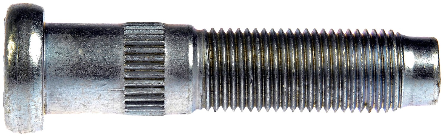 9/16-18 Serrated Wheel Stud - 0.619 In. Knurl, 2.580 In. Length
