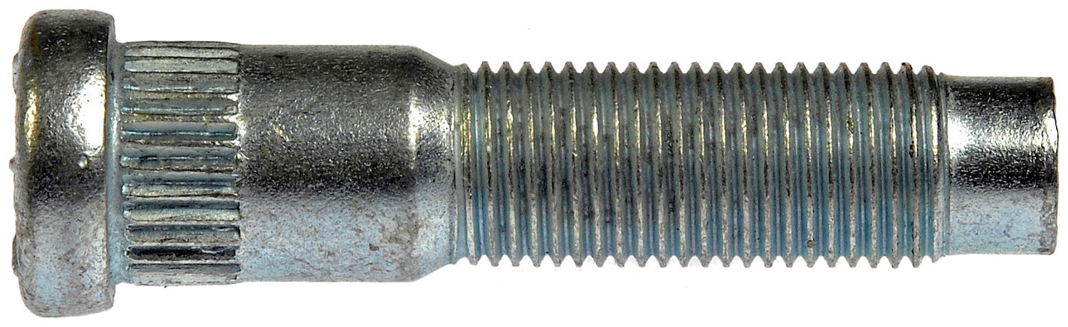 1/2-20 Serrated Wheel Stud - .582 In. Knurl, 2.230 In. Length
