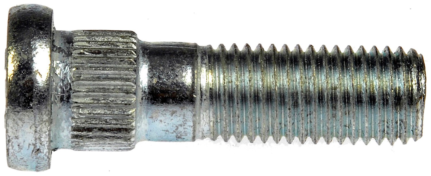 M12-1.50 Serrated Wheel Stud - 14mm Knurl, 43.8mm Length