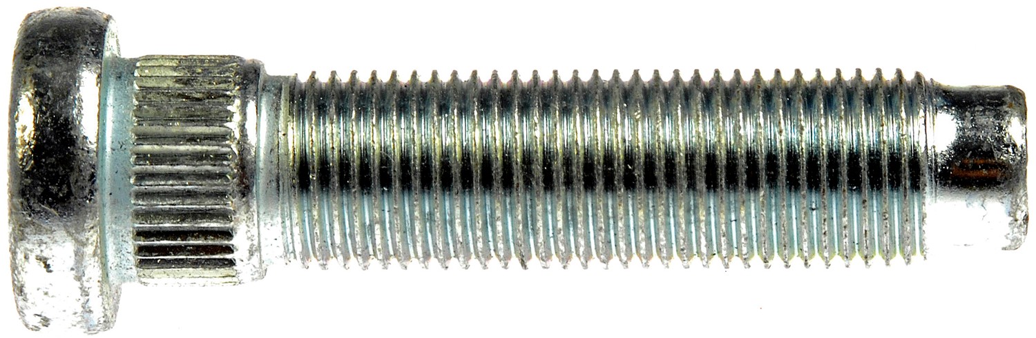 9/16-18 Serrated Wheel Stud - 0.645 In. Knurl, 2.52 In. Length
