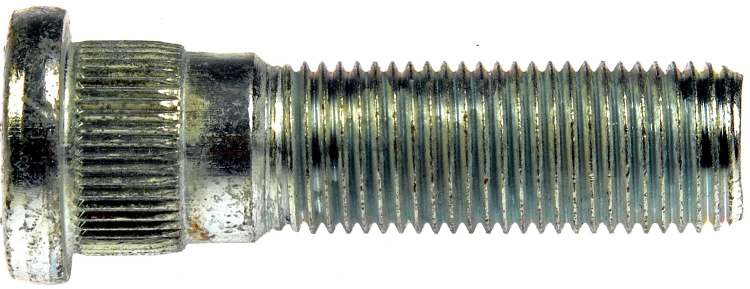 1/2-20 Serrated Wheel Stud - 0.615 In. Knurl, 1.915 In. Length