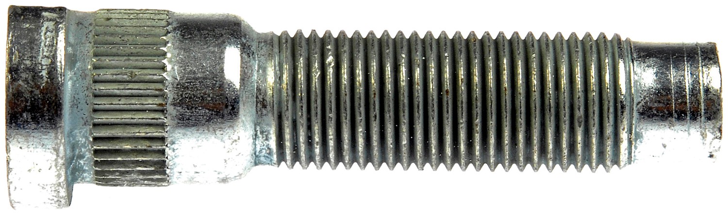 1/2-20 Serrated Wheel Stud With Clip Head - .619 In. Knurl, 2.24 In. Length