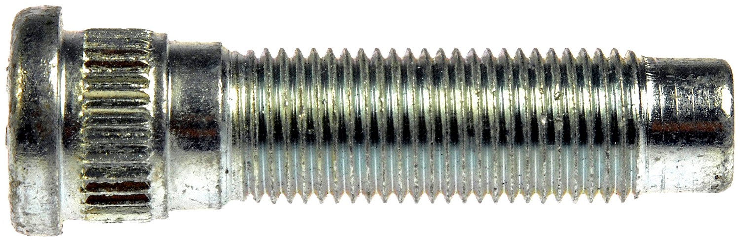 1/2-20 Serrated Wheel Stud - .609 In. Knurl, 2.10 In. Length
