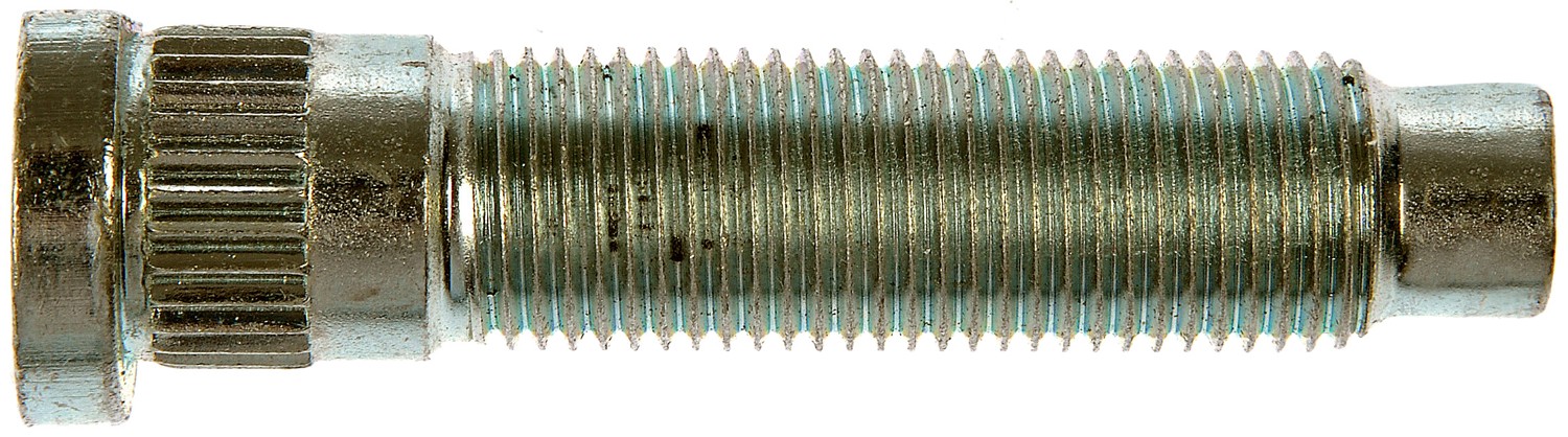 1/2-20 Serrated Wheel Stud With Clip Head - 0.555 In. Knurl, 2.31 In. Length