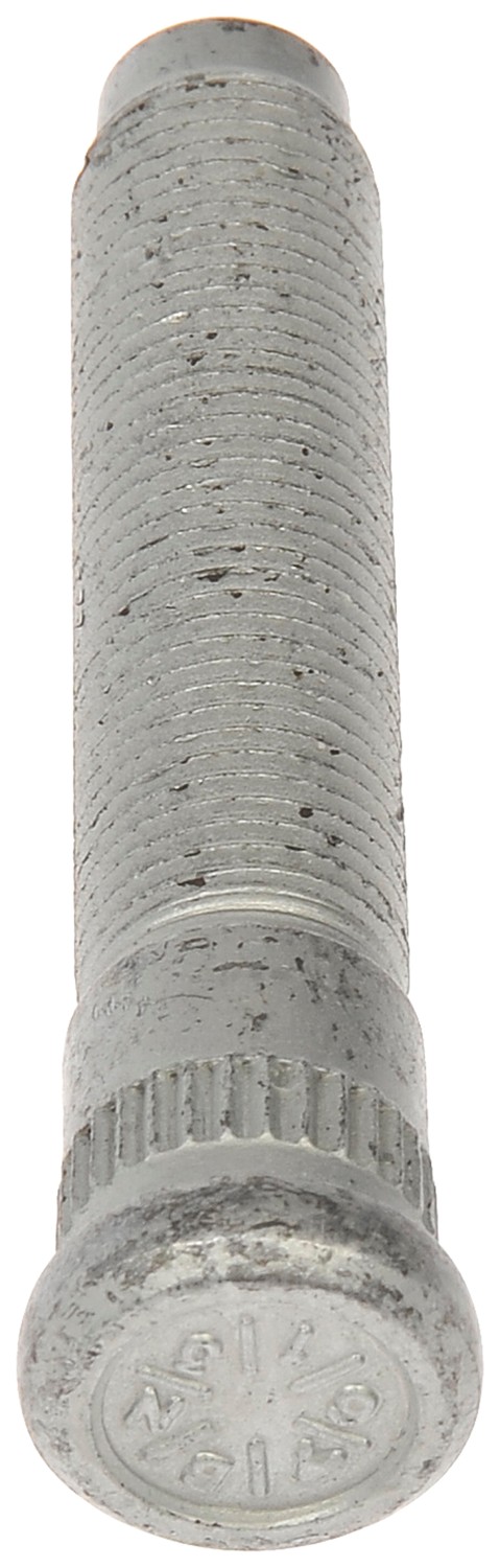 9/16-18 Serrated Wheel Stud - 15.69 mm Knurl, 75.81mm Length