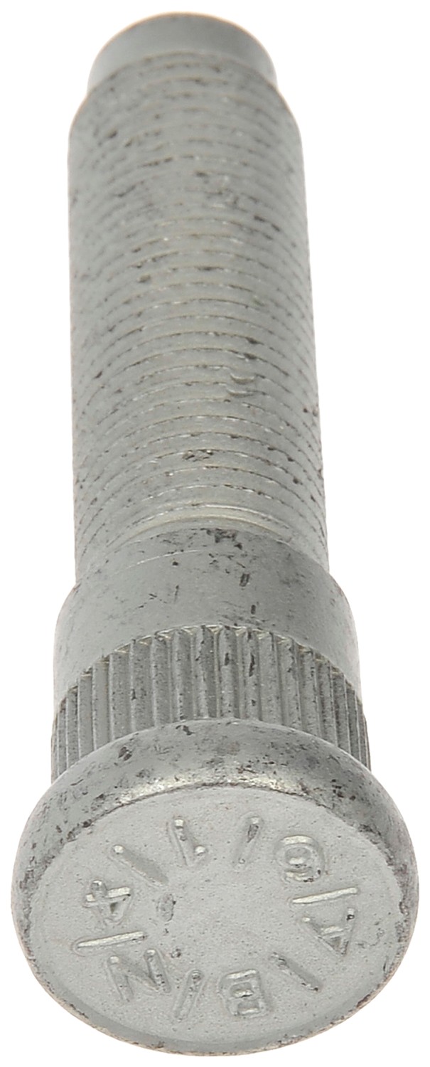 9/16-18 Serrated Wheel Stud - 17.28 mm Knurl, 65.29mm Length
