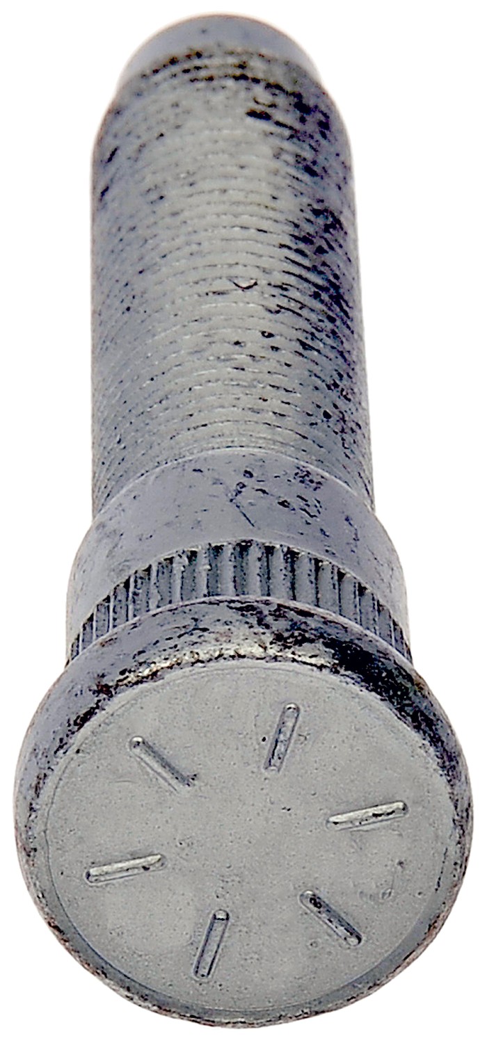 9/16-18 Serrated Wheel Stud - 0.685 In Knurl, 2.925" Length
