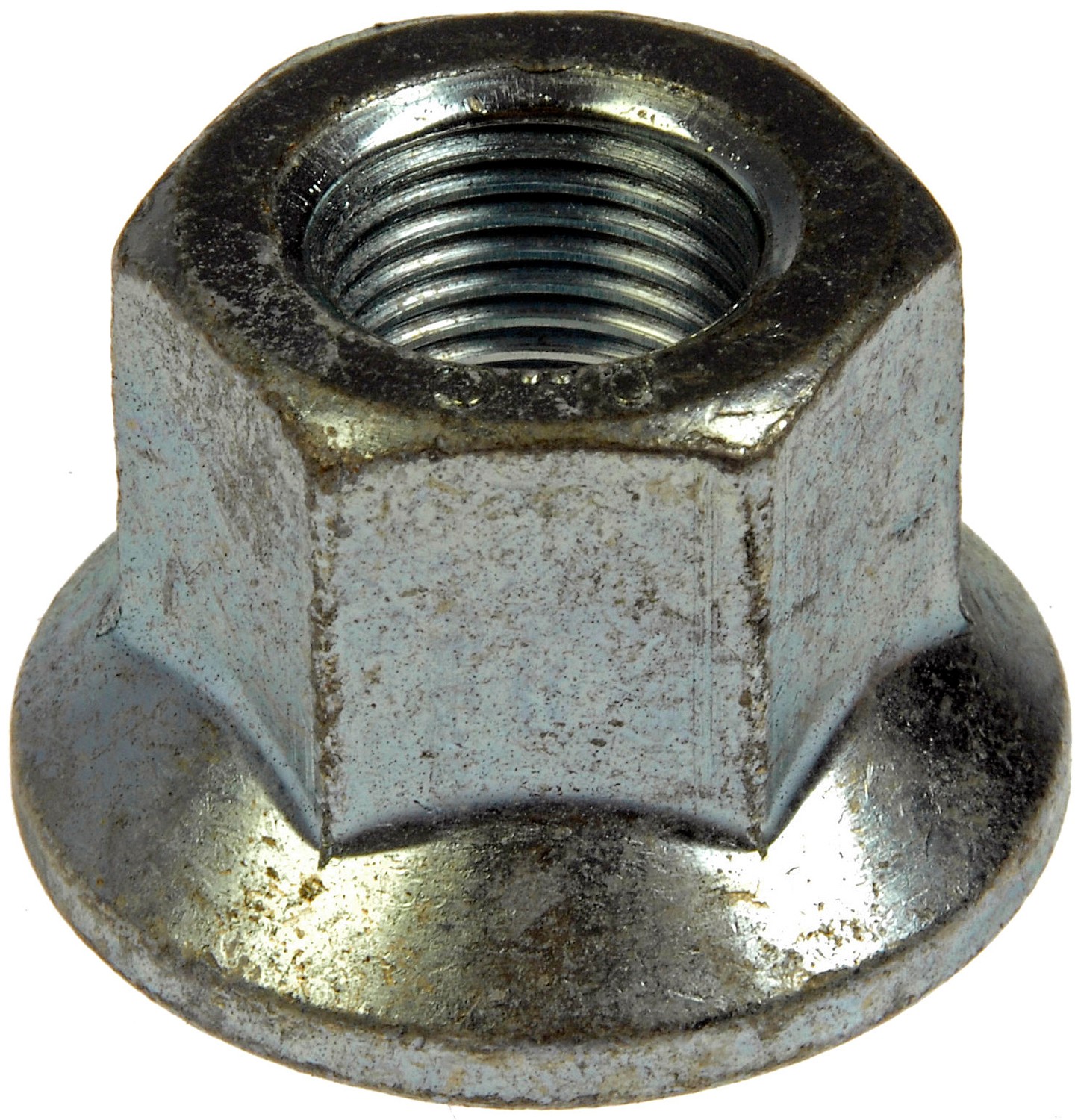 Wheel Nut 11/16-16 Flanged Flat Face - 1-1/8 In. Hex, 1-1/16 In. Length
