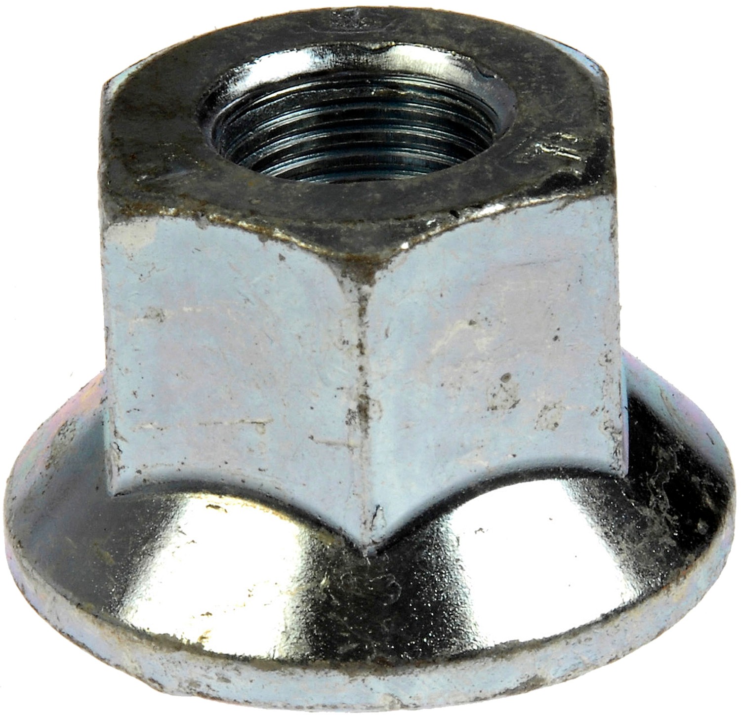 Wheel Nut 5/8-18L Flanged Flat Face - 1-1/8 In. Hex, 1-1/16 In. Length