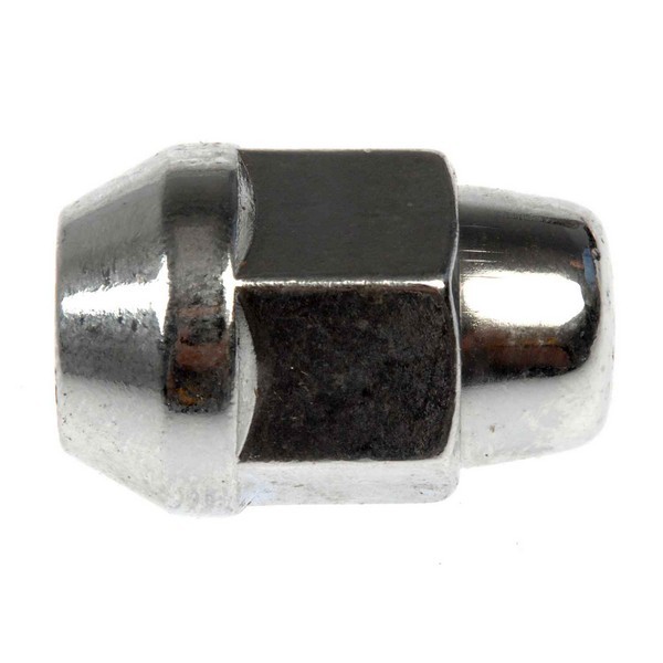 Wheel Nut 1/2-20 Acorn - Bulge Seat - 13/16 In. Hex, 1.385 In. Length