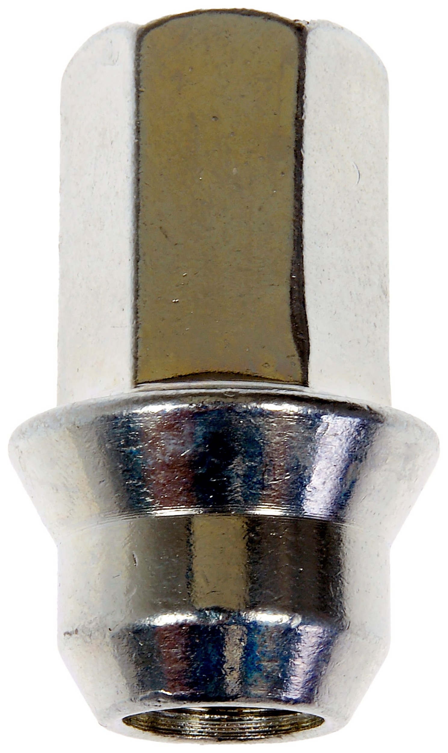 Wheel Nut M12-1.50 Flattop  - 19mm Hex, 43.1mm Length