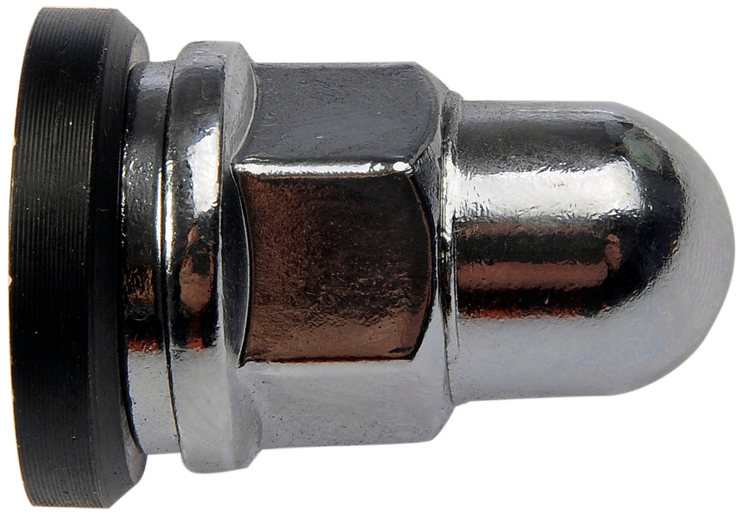 Wheel Nut M12-1.75 Flanged Flat Face - 19mm Hex, 38.82mm Length