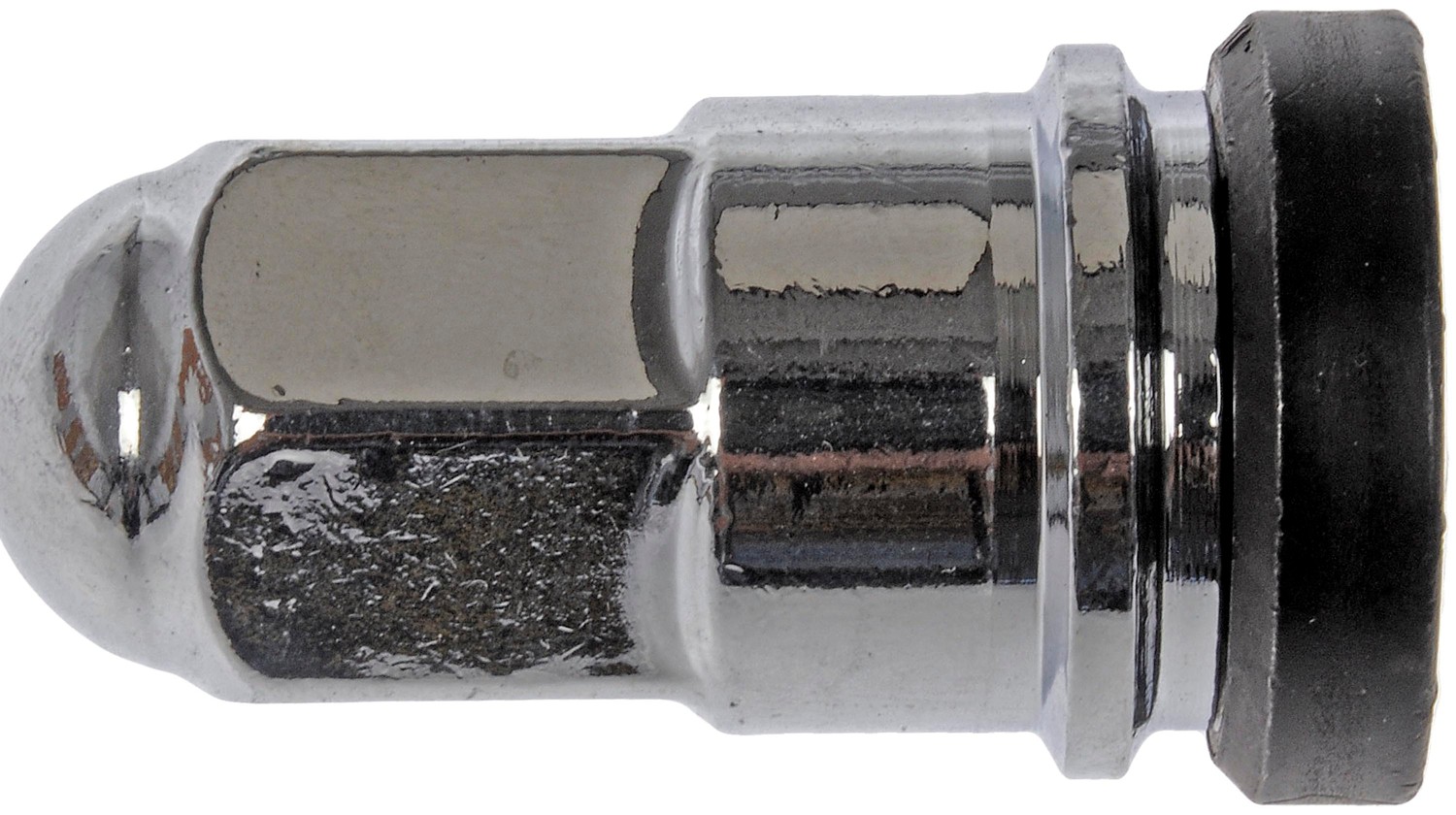 Wheel Nut M14-1.50 Flanged Flat Face - 21mm Hex, 53.7mm Length