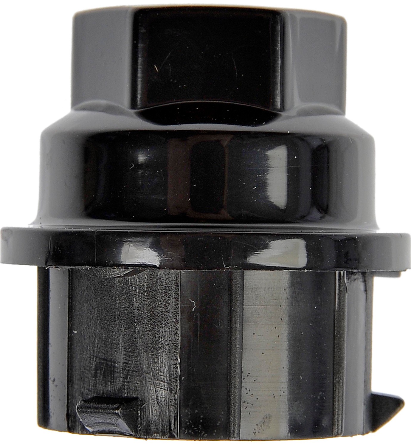 Black Wheel Nut Cover M24-2.0, Hex 19mm