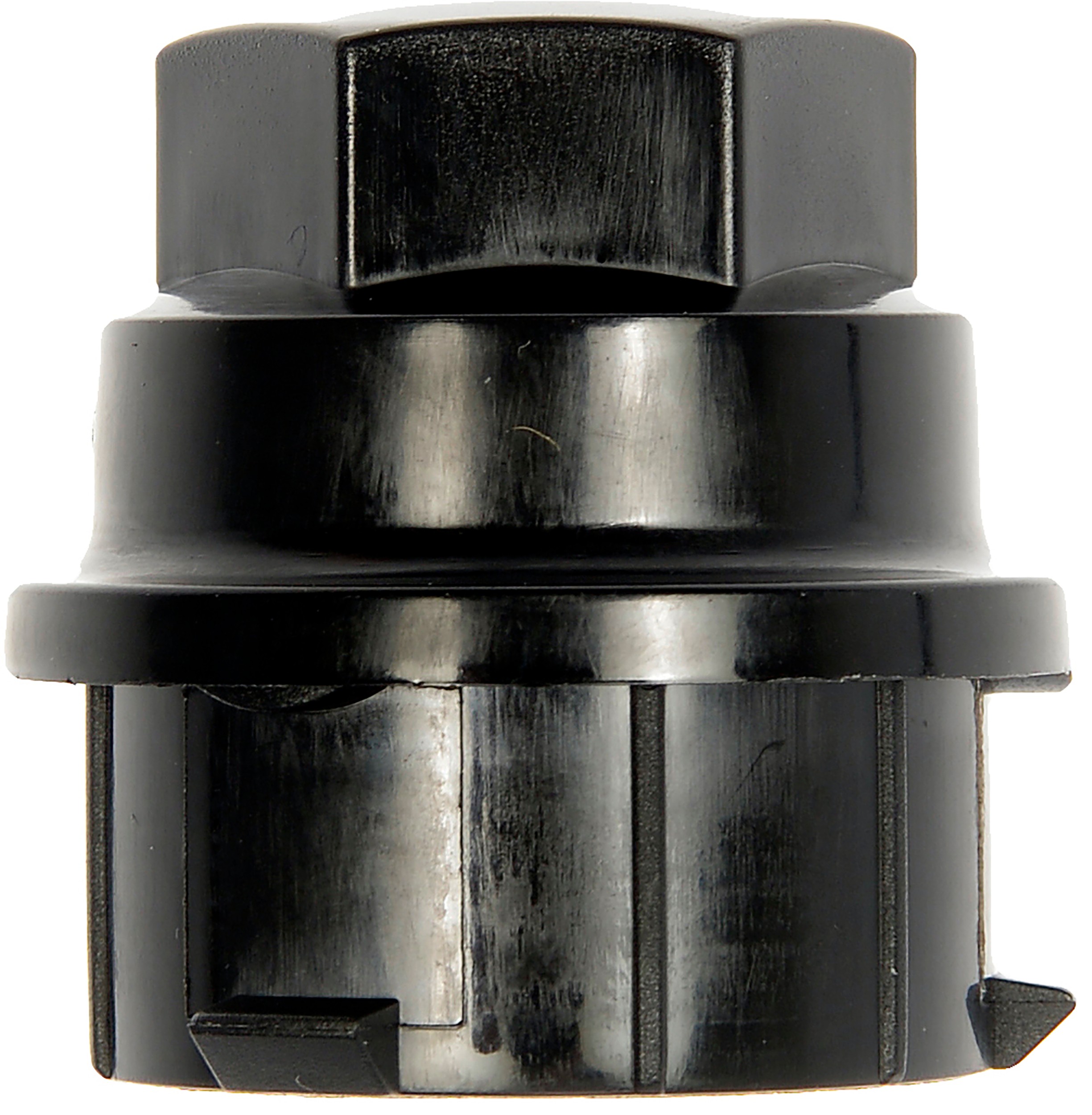 M27-2.0 Black Wheel Nut Cover - Threaded Type