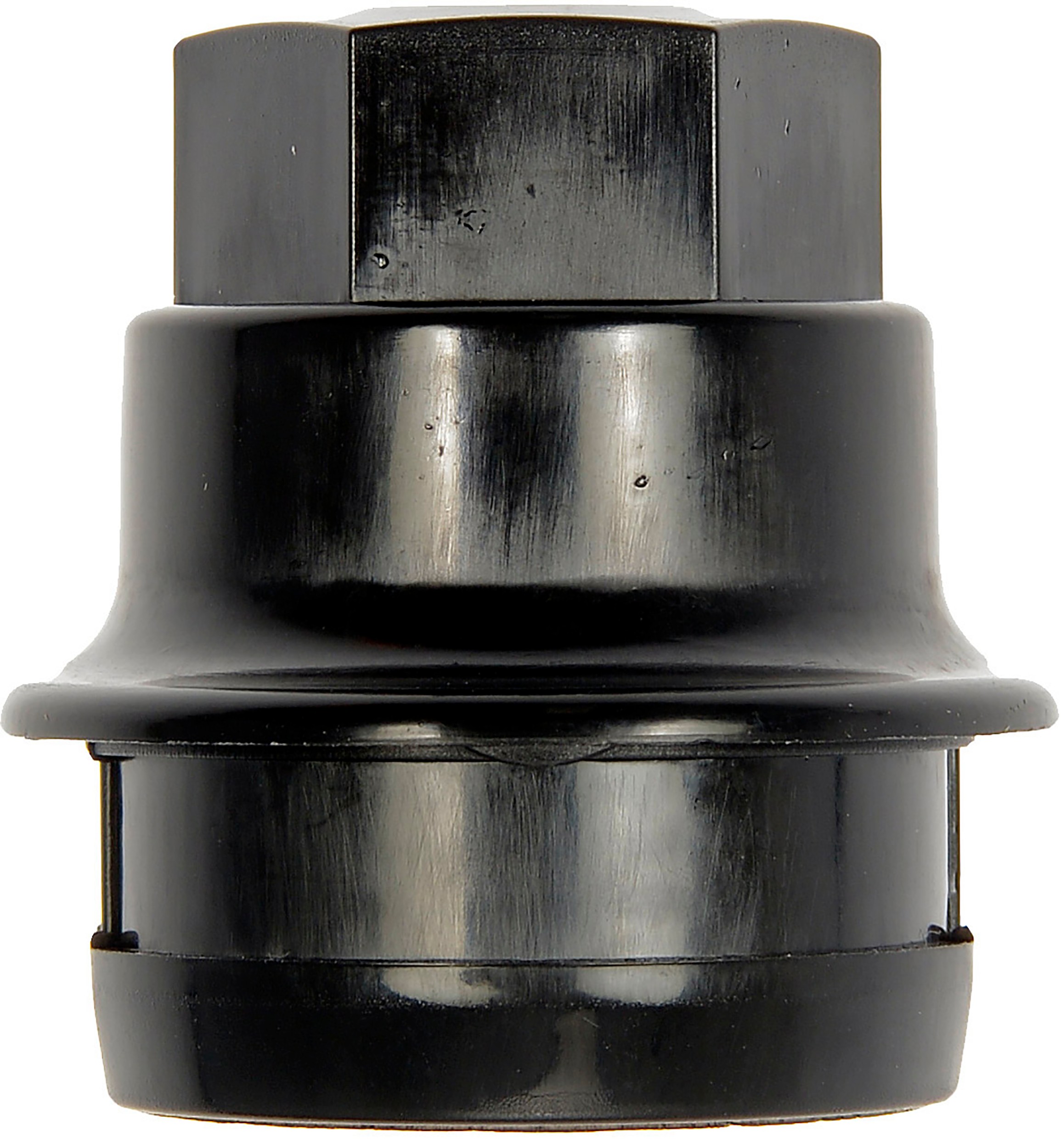 M27-2.0 Black Wheel Nut Cover - Threaded Type