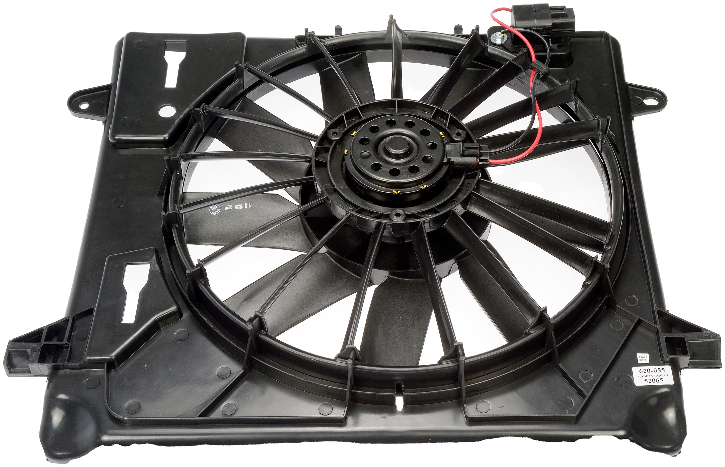 Radiator Fan Assembly With Resistor
