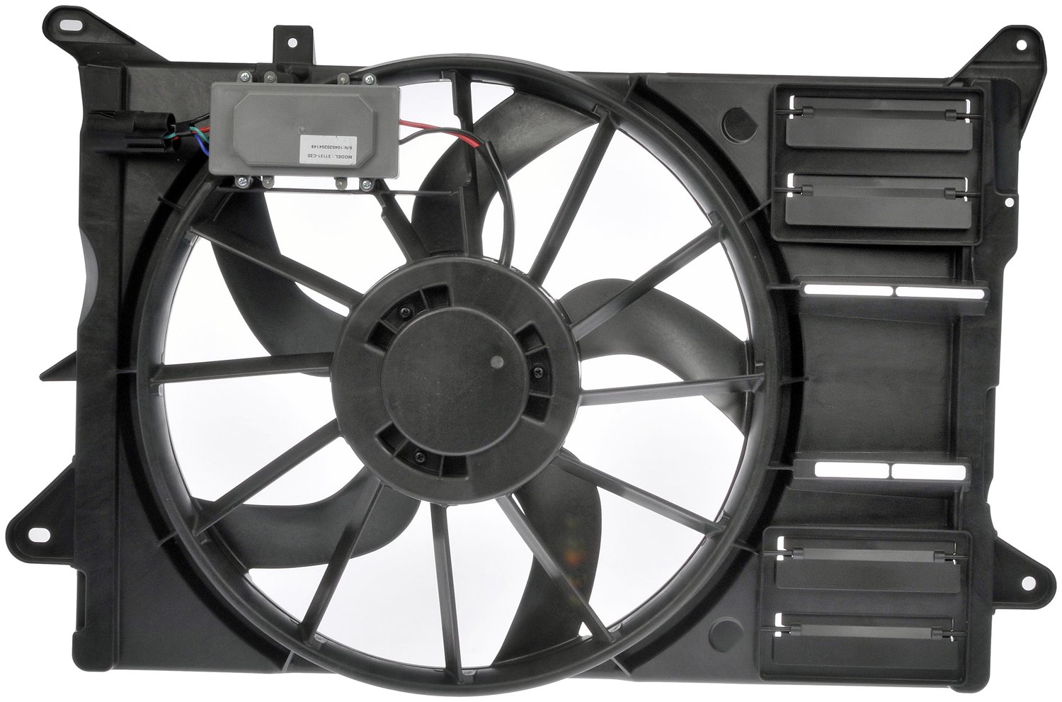 Radiator Fan Assembly With Controller