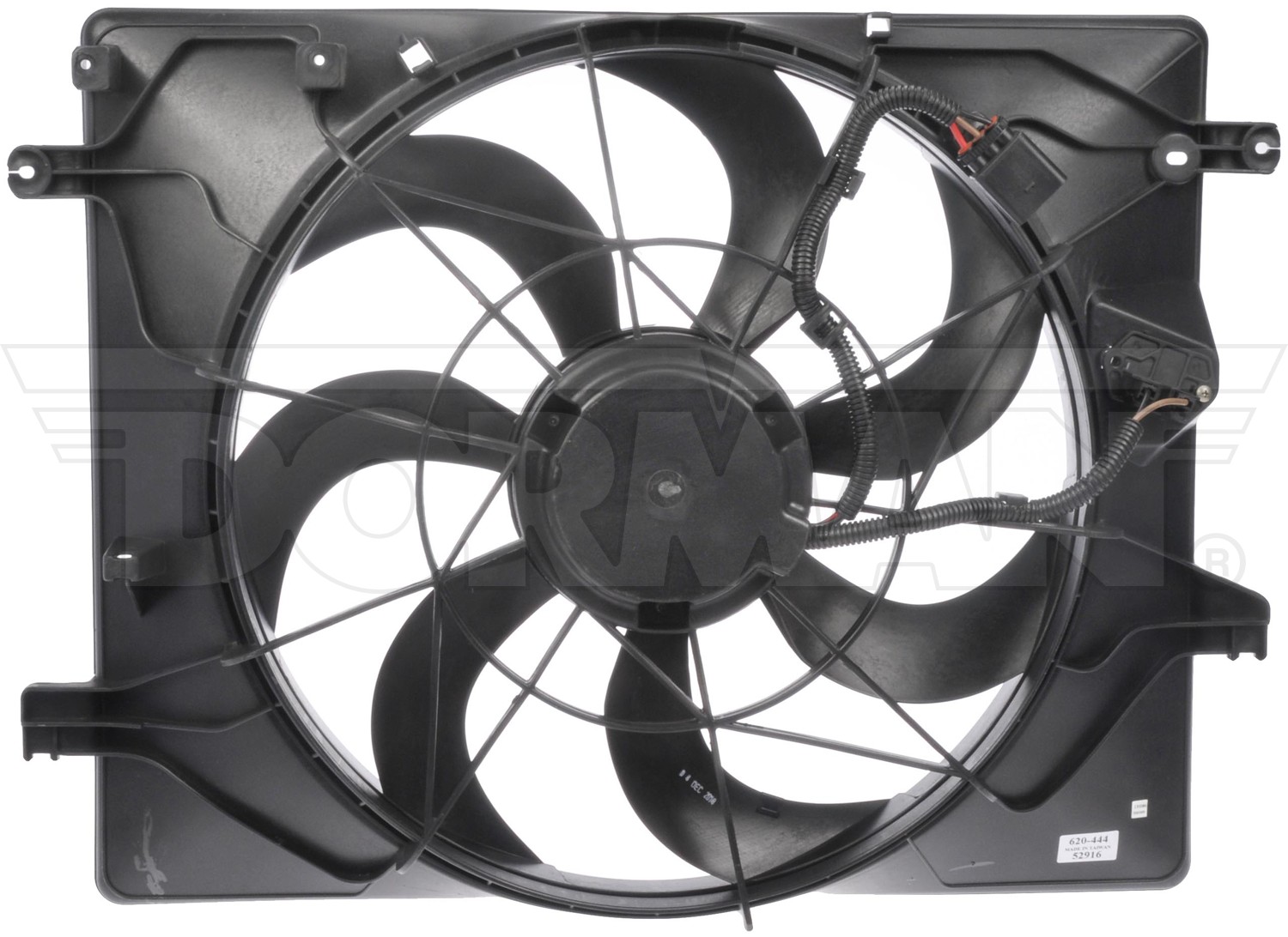 Radiator Fan Assembly Without Controller