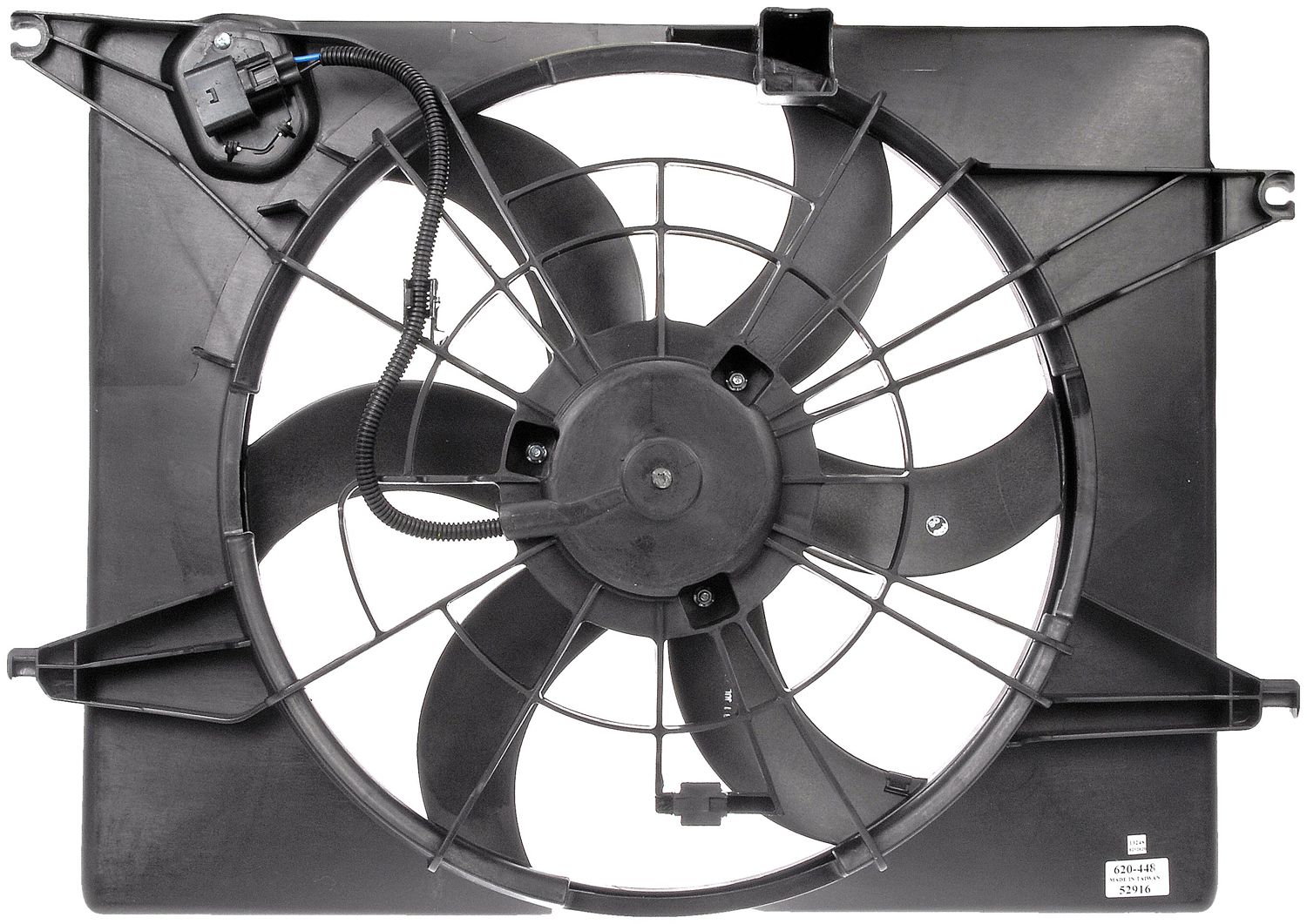 Radiator Fan Assembly Without Controller