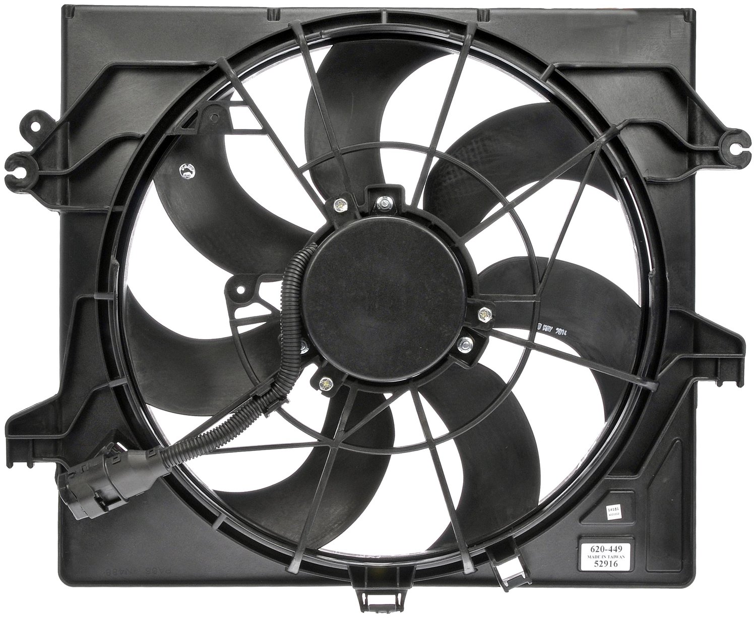 Radiator Fan Assembly Without Controller