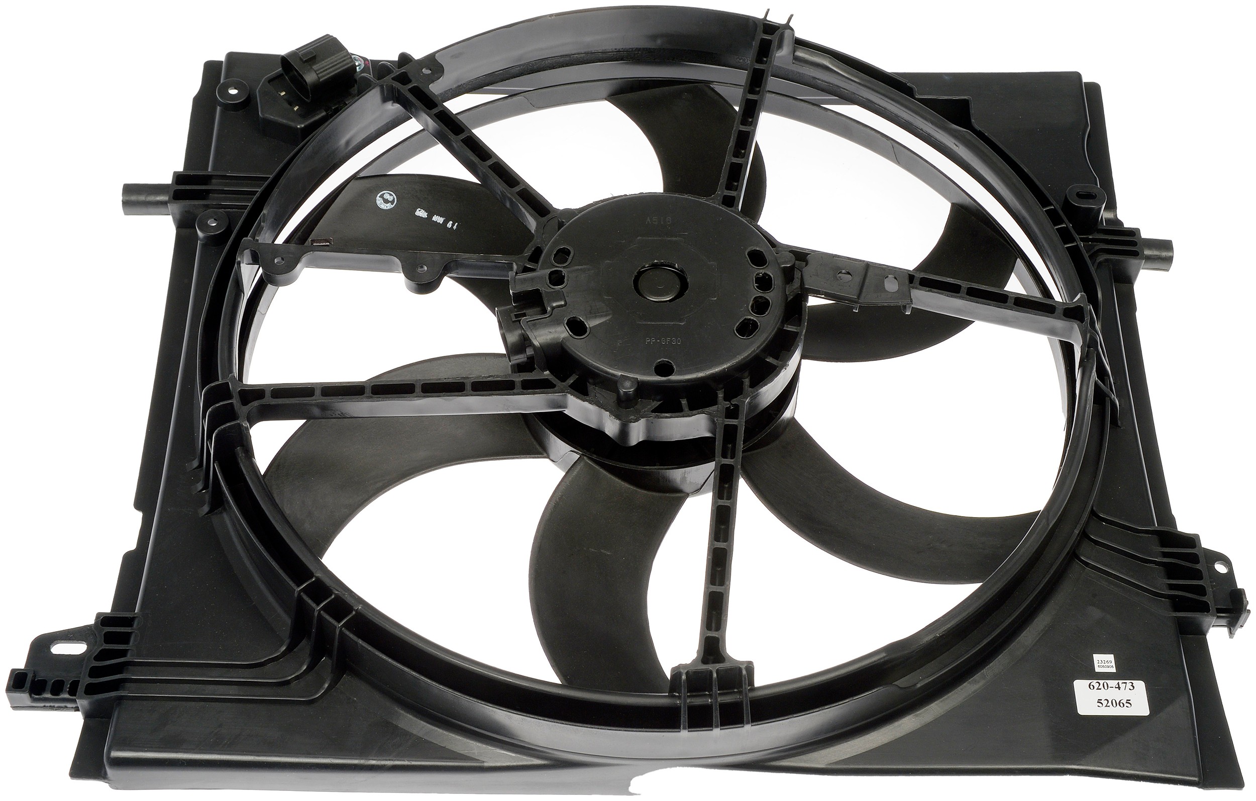 Radiator Fan Assembly With Motor
