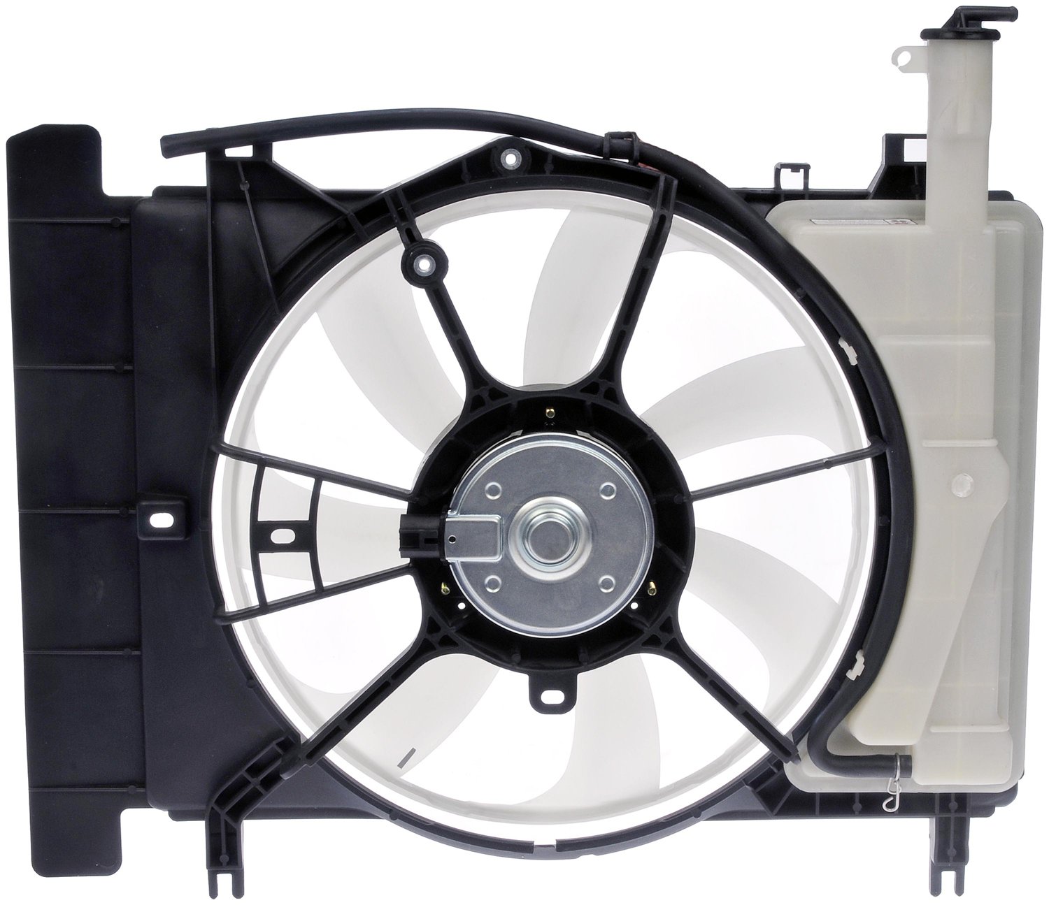 Radiator Fan Assembly With Reservoir